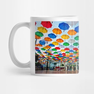 Colourful Umbrellas Torrox Spain Mug